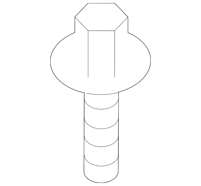 MS241185 UPPER GRILLE BOLT