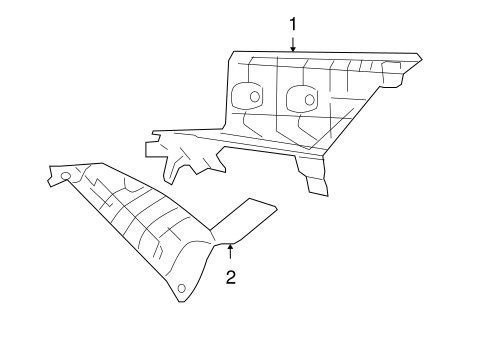 Azera INTERIOR TRIM - QUARTER PANELS