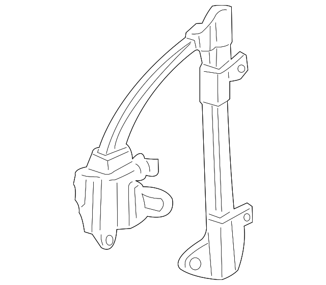 10434881 Деталь REGULATOR, RIGHT