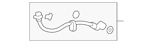 01466-SWA-000 Деталь HOSE SET, RR. BRAKE