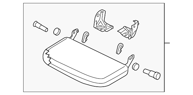 8710582ZV0 Деталь CUSHION ASSY, RIGHT