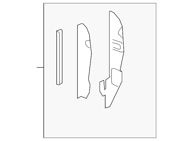 15785571 TAIL LAMP PANEL, LEFT
