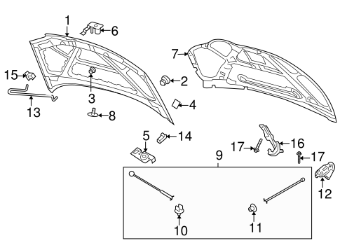 Aveo HOOD & COMPONENTS