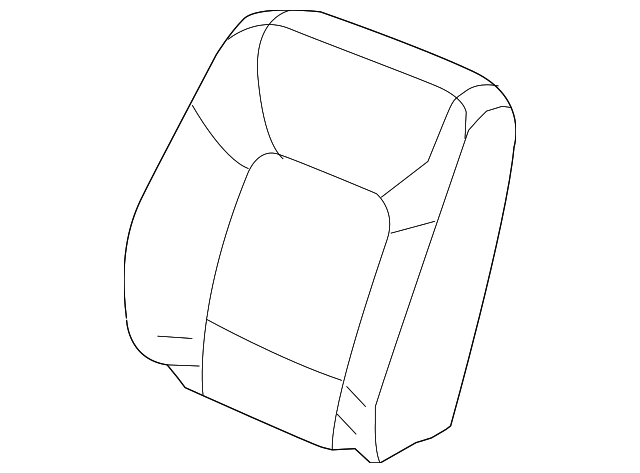 81521-TG7-A01ZA Деталь COVER, L. FR. SEAT-BACK TRIM *YR507L* (S