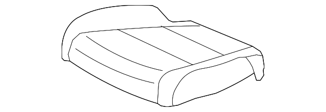 81531-TG7-A31ZA Деталь COVER, L. FR. SEAT CUSHION TRIM *YR507L*