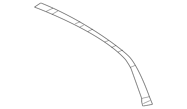 68140783AA Деталь SIDE RAIL, LEFT