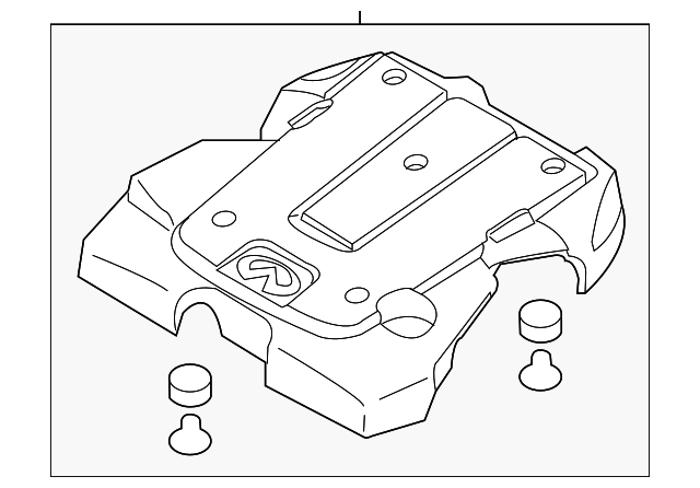 A40411A34B Деталь ENGINE COVER