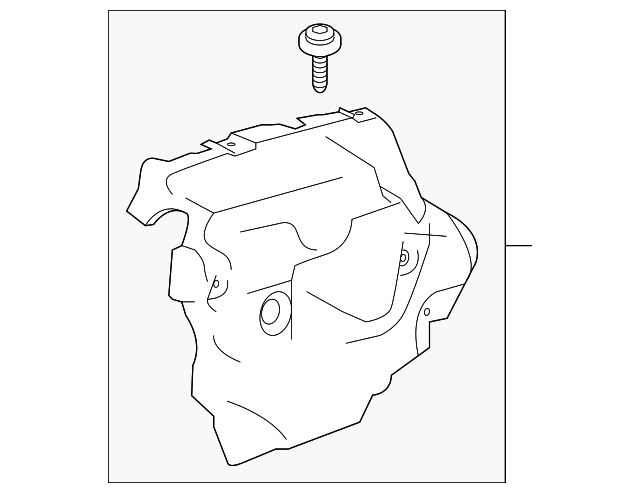 12643705 Деталь REAR INSULATOR