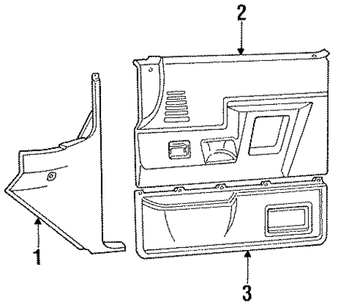 Bronco INTERIOR TRIM - DOOR
