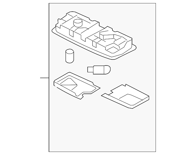 MR951270HB Деталь READING LMP ASSY