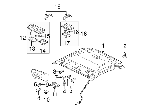 Eclipse INTERIOR TRIM - ROOF 2