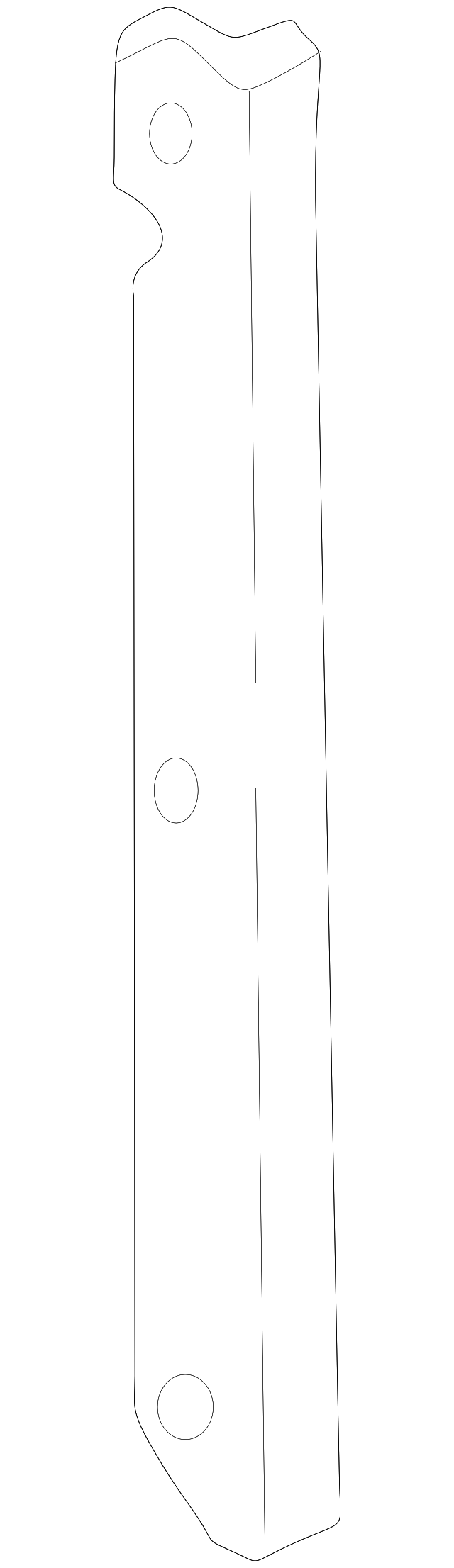 YF09-15-226A Деталь RADIATOR ASSY INSULATOR, RIGHT