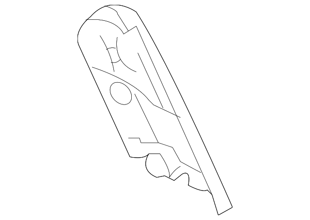 83830-1E000 Деталь REAR DOOR TRIM, RIGHT