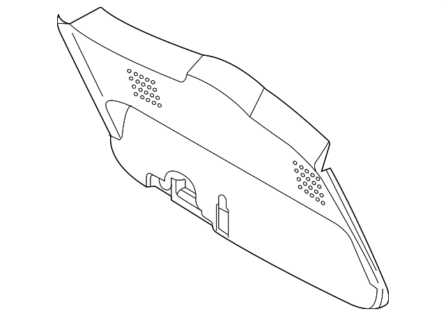 90901-ZM70B LIFT GATE TRIM