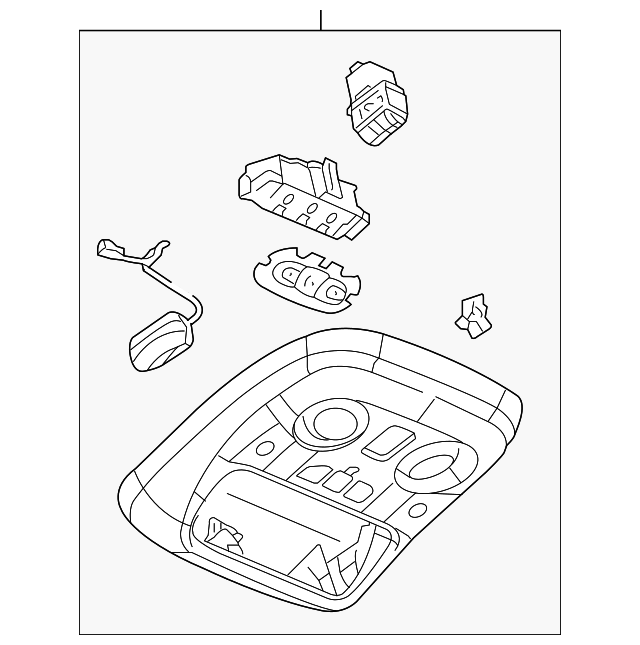 15812247 ROOF CONSOLE