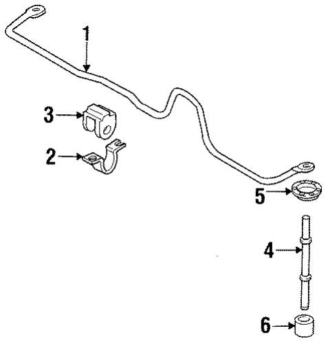 J30 STABILIZER BAR & COMPONENTS 2