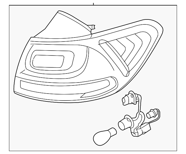 92402-C6100 Деталь TAIL LAMP ASSY, RIGHT