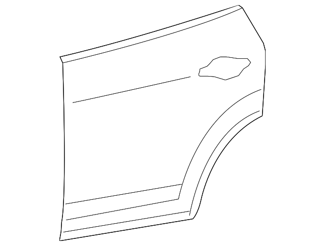 82152-4BA0A Деталь OUTER PANEL, RIGHT