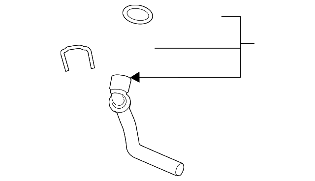 FL3Z-8C289-A Деталь HOSE ASSY