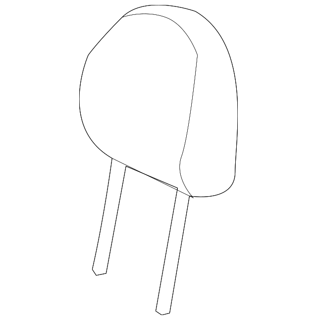 64061AG05AWA Деталь HEADREST, LEFT