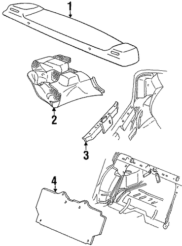Stratus INTERIOR TRIM - REAR BODY