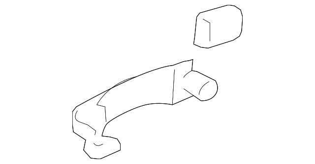 19121210 Деталь HANDLE, OUTSIDE, LEFT