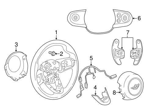 Cooper STEERING WHEEL & TRIM