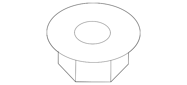 -W715033-S440 SUSP CROSSMEMBER NUT, LEFT