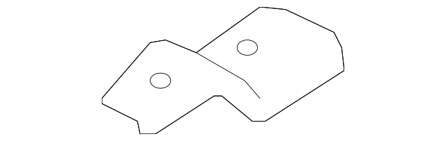 7T4Z-5B770-A SUSP CROSSMEMBER BRACKET, RIGHT