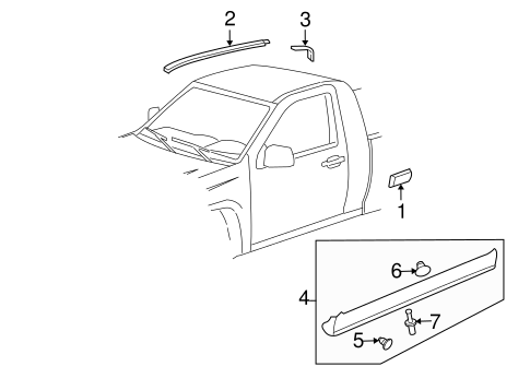 Colorado EXTERIOR TRIM - CAB 2