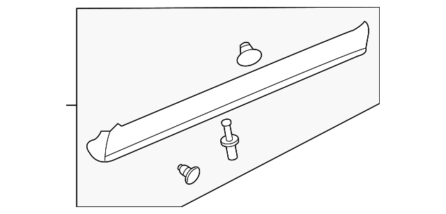 88981088 Деталь ROCKER MOLDING, RIGHT