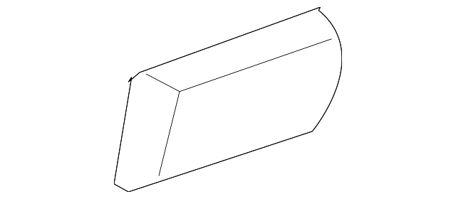 15249522 Деталь BODY SIDE MLDG, LEFT