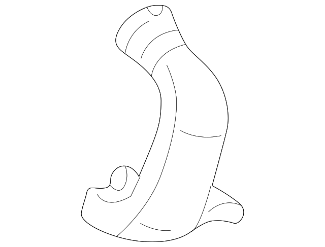 25760817 Деталь FLOOR DUCT, RIGHT