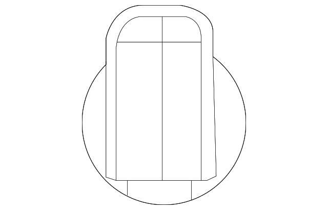 1TK08DX9AA Деталь REAR QTR TRIM HOOK, RIGHT