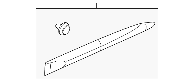 22795509 Деталь MOLDING, RIGHT