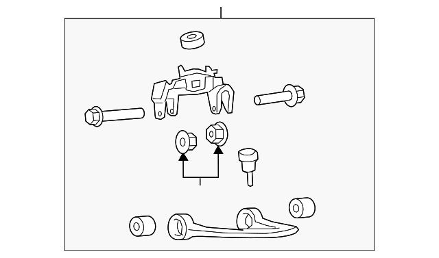 25849158 UPPER CNTRL ARM, RIGHT