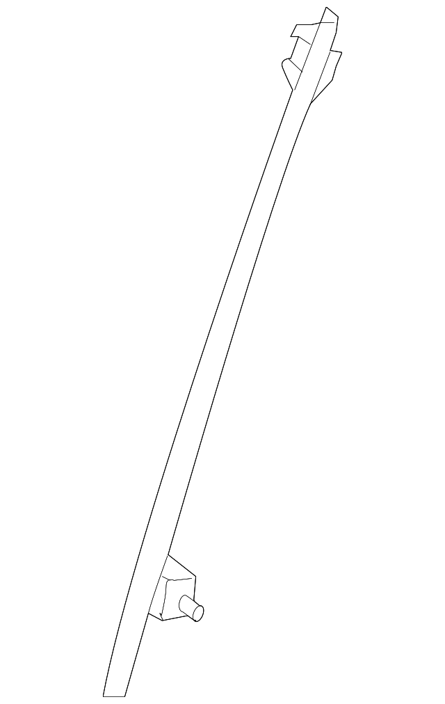 61153SA010 Деталь GUIDE RAIL, LEFT