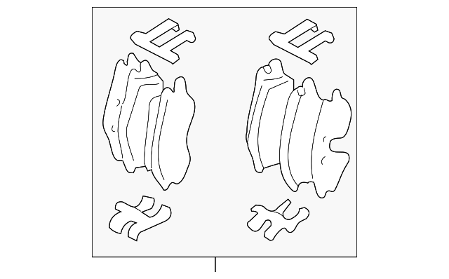 58302-26A00 Деталь BRAKE PADS