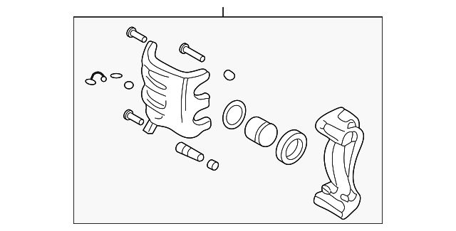 58310-3AA00 Деталь CALIPER, LEFT