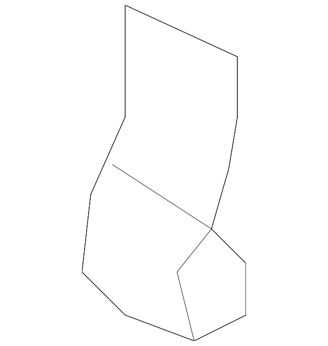 86635-3K010 Деталь REINFORCEMENT BRACKET, LEFT