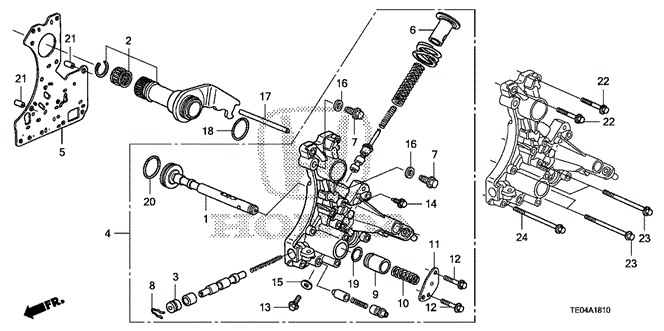 TRANSMISSION - AUTOMATIC/AT REGULATOR BODY (V6) for 2010 Honda ACCORD COUPE #1