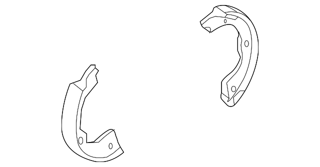 58305-2WA00 Деталь PARK BRAKE SHOES