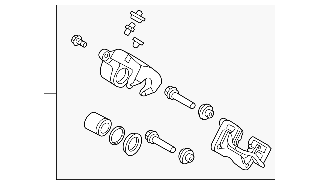 58310-2WA00 Деталь CALIPER, LEFT