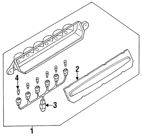 240SX HIGH MOUNTED STOP LAMP