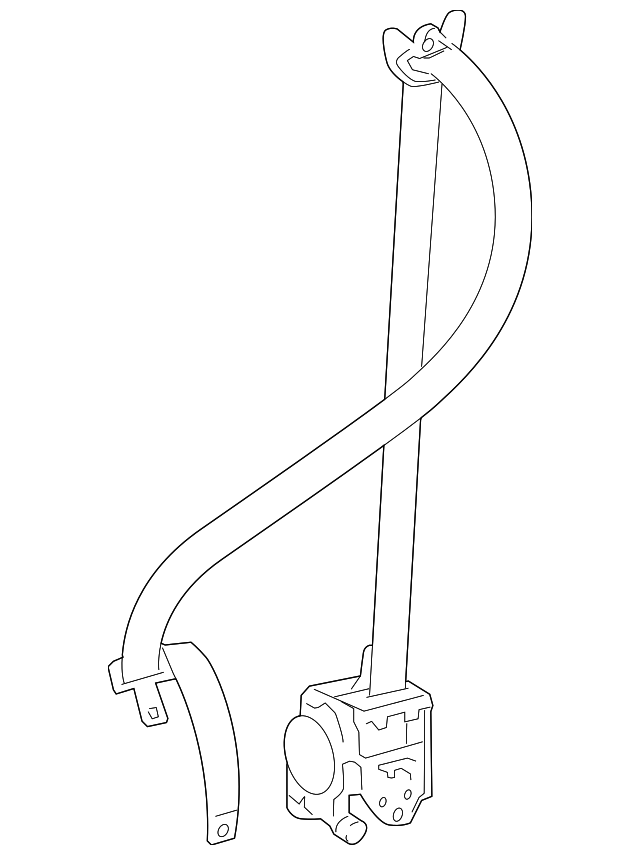73210-50422-A2 Деталь BELT & RETRACTOR, RIGHT