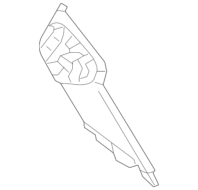 769373JA1A Деталь REAR PILLAR TRIM, LEFT