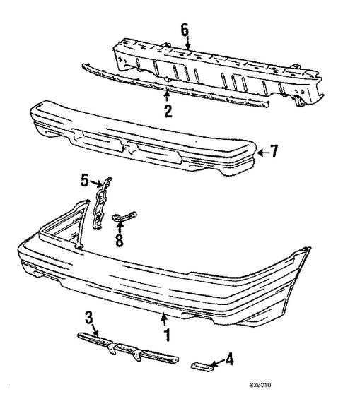 Tercel FRONT BUMPER