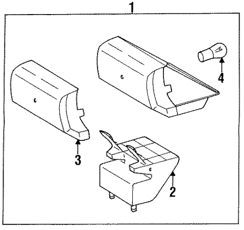 350SDL HIGH MOUNT LAMPS