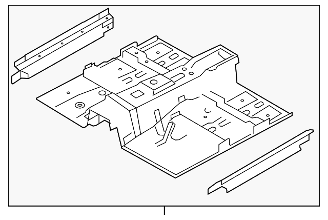 65100-2M000 Деталь FLOOR PAN