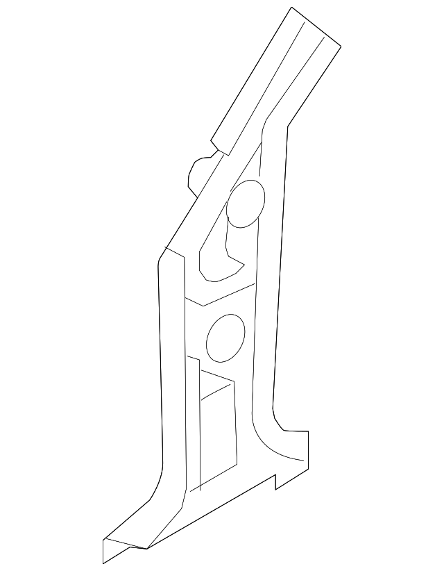71201-2M000 Деталь LOWER PILLAR, LEFT
